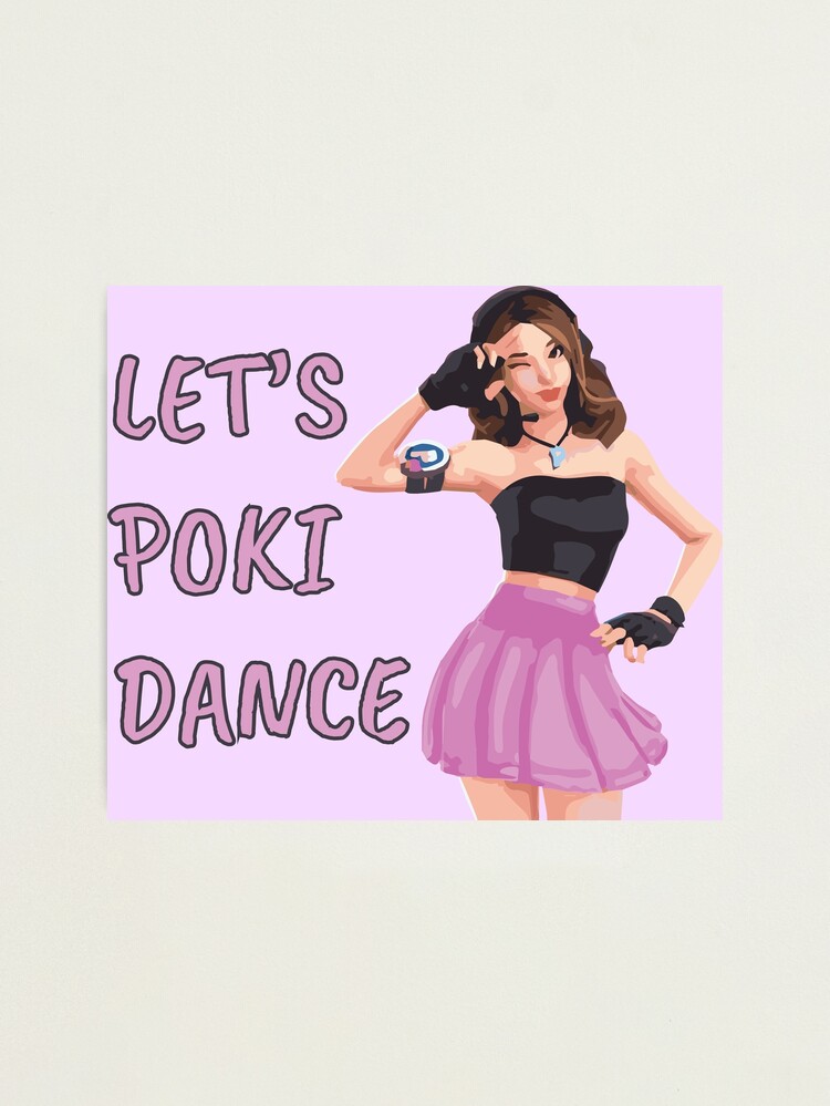 Pokimane Pokidance Photographic Print for Sale by ScrewedupArtist