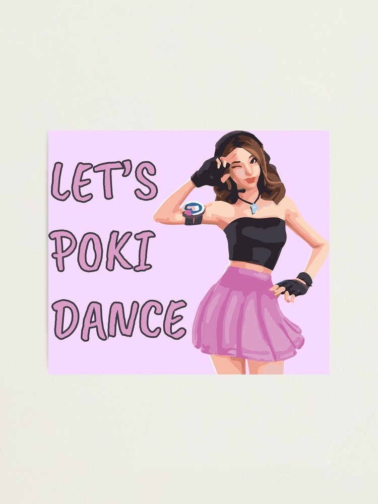 Pokimane Pokidance Photographic Print for Sale by ScrewedupArtist