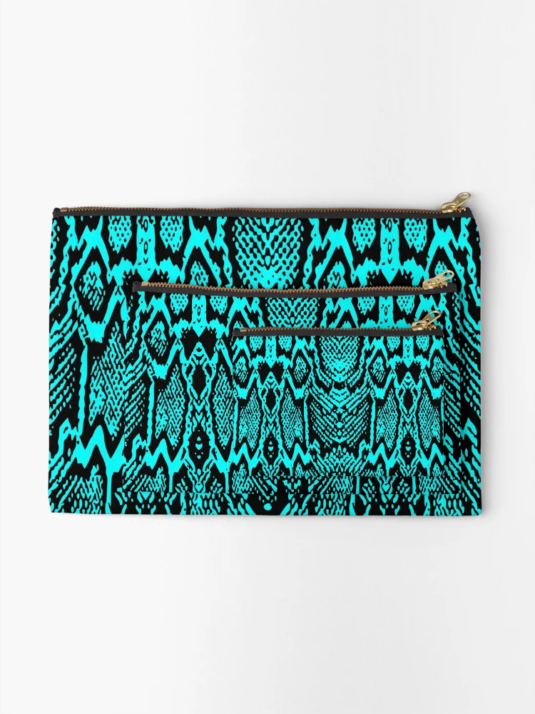 Thumbnail 2 of 4, Zipper Pouch, Python Skin designed and sold by DesignFantazia.