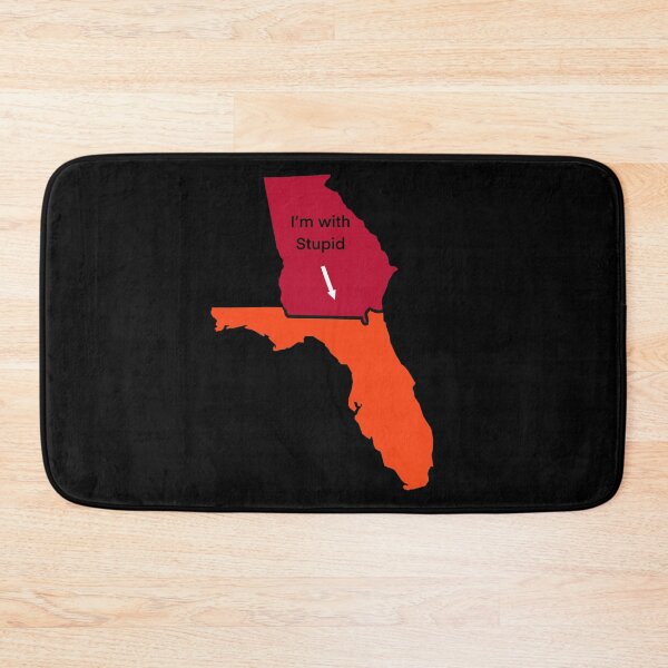 Item preview, Georgia GA Florida FL I’m With Stupid Funny designed and sold by Lartheviking.