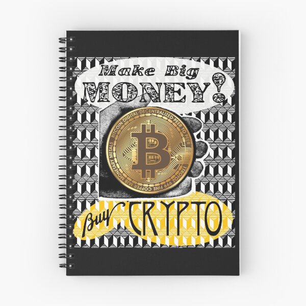 Item preview, Buy Crypto | Bitcoin | Vintage | Black and White designed and sold by spinolator.