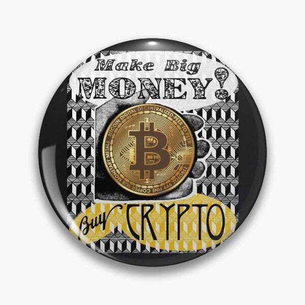 Item preview, Buy Crypto | Bitcoin | Vintage | Black and White designed and sold by spinolator.