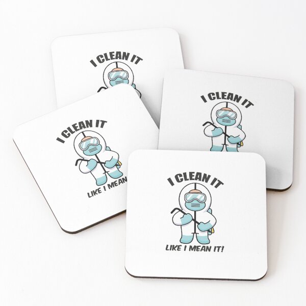 Item preview, I Clean It Like I Mean It designed and sold by Graphics Adora.