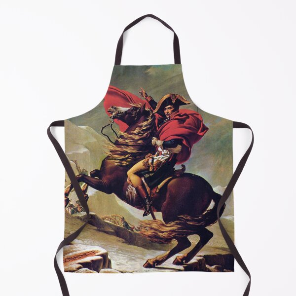 Item preview, Napoleon Bonaparte Crossing the Alps, Charlottenburg version by Jacques-Louis David designed and sold by The Great  Art.