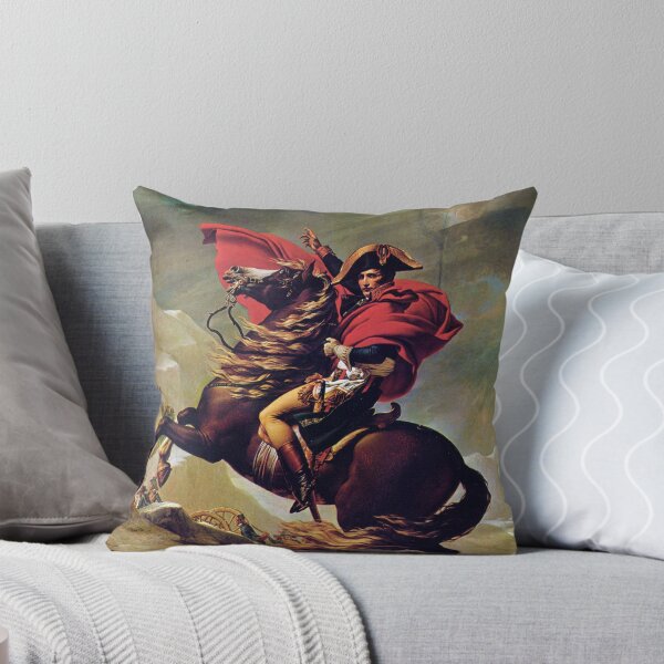Item preview, Napoleon Bonaparte Crossing the Alps, Charlottenburg version by Jacques-Louis David designed and sold by The Great  Art.