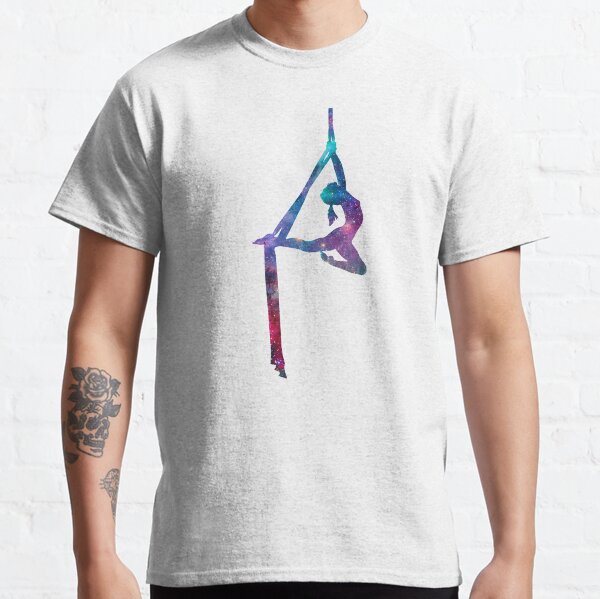 Aerial Stars 1- Aerial Silks, Circus, and Outer Space Classic T-Shirt