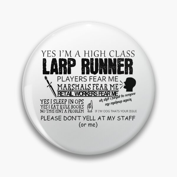 Item preview, Extremely specific LARP runner text  designed and sold by rawrkelsey.