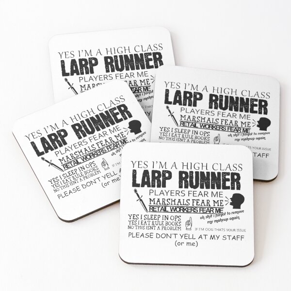 Item preview, Extremely specific LARP runner text  designed and sold by rawrkelsey.