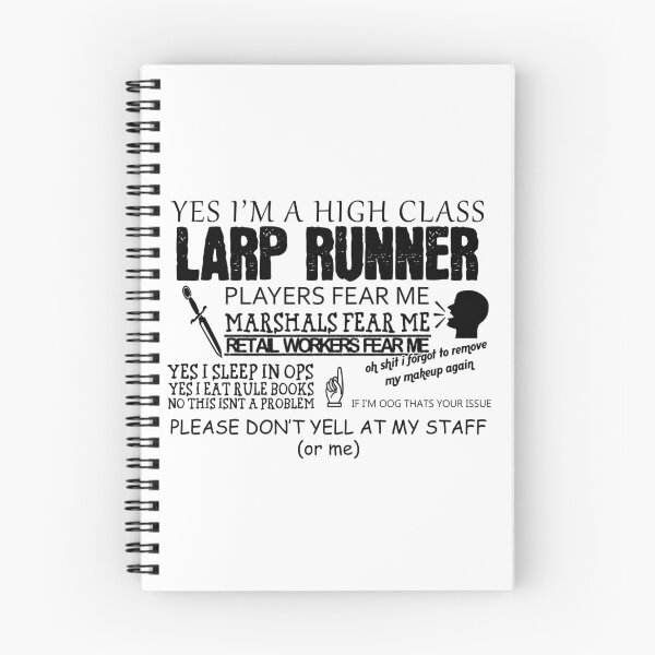 Item preview, Extremely specific LARP runner text  designed and sold by rawrkelsey.