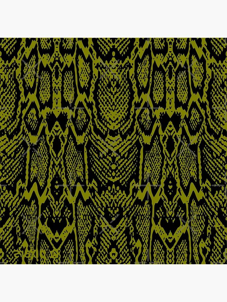 Thumbnail 5 of 5, Coasters (Set of 4), Python Skin designed and sold by DesignFantazia.