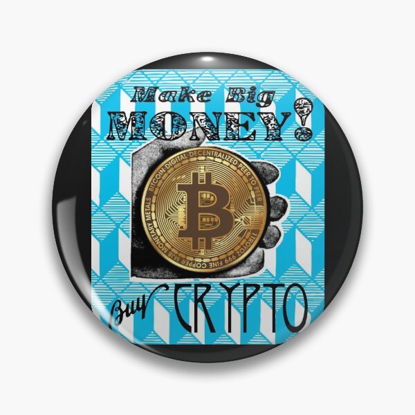Item preview, Buy Crypto | Bitcoin | Vintage | Blue designed and sold by spinolator.