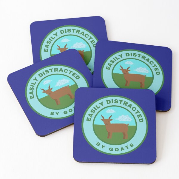 Item preview, Easily distracted by Goats designed and sold by fev-rocks.