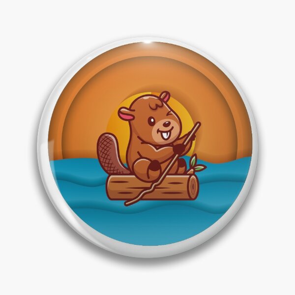 Item preview,  cute beaver sunset  landscape gifts designed and sold by DANT-shirts.