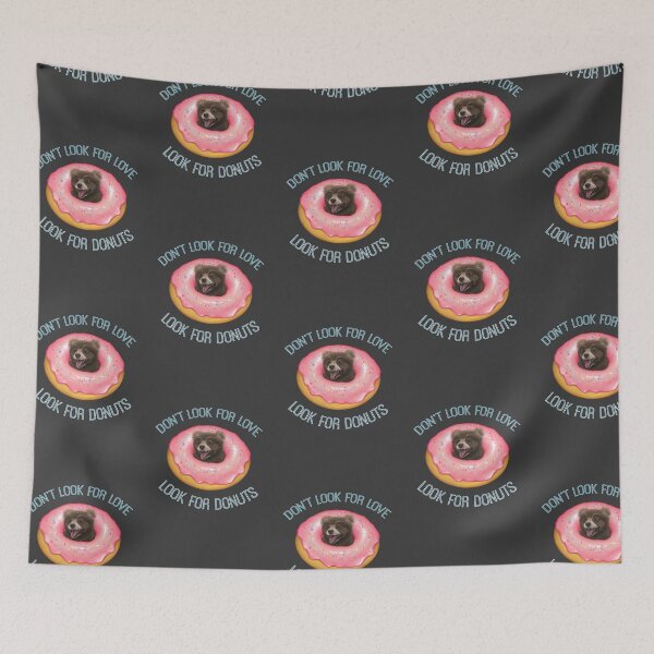 Item preview, Don't Look for Love Look for Donuts Bear designed and sold by Blobertinka.
