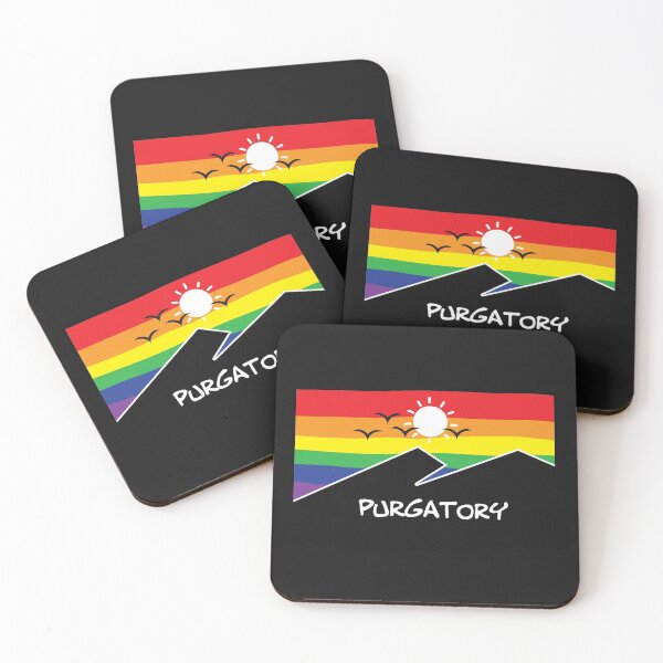 Artikelvorschau, Fegefeuer Stolz Regenbogen Sonnenuntergang entworfen und verkauft von Starstacks.
