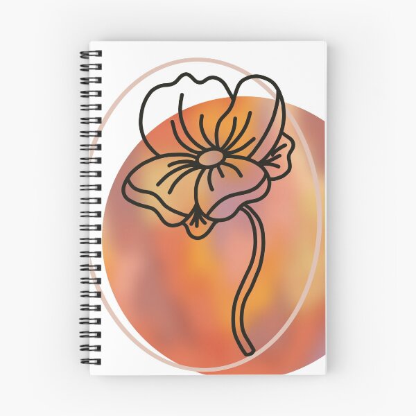Item preview, Flower Line Drawing on Circle designed and sold by Tori Parks.