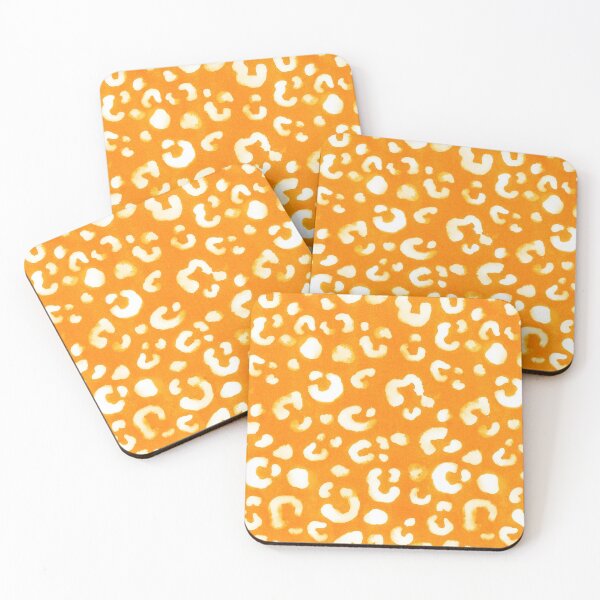 Item preview, Orange Handmade Leopard Texture designed and sold by Carolina Diaz.