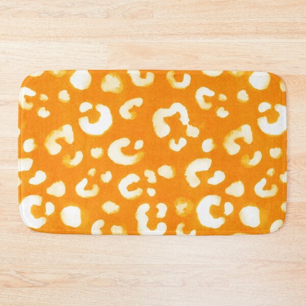 Item preview, Orange Handmade Leopard Texture designed and sold by Carolina Diaz.