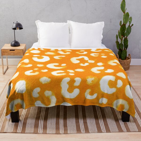Item preview, Orange Handmade Leopard Texture designed and sold by Carolina Diaz.