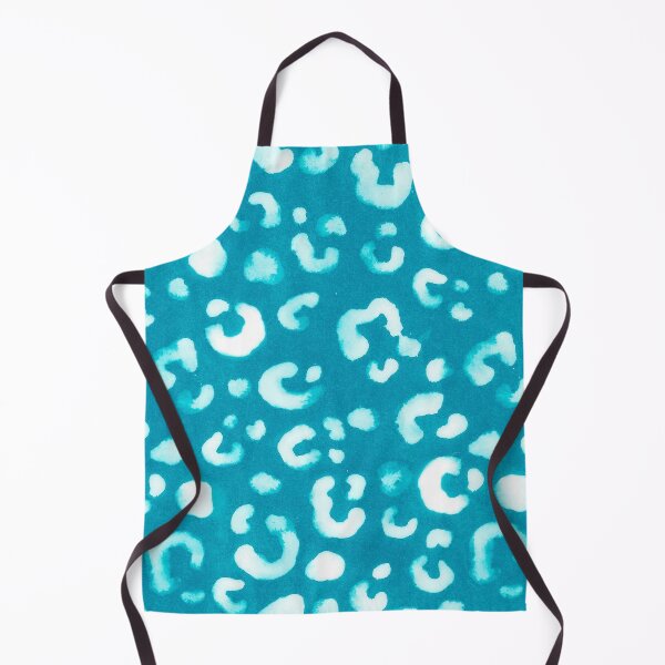 Item preview, Teal Handmade Leopard Texture designed and sold by Carolina Diaz.