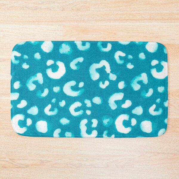 Item preview, Teal Handmade Leopard Texture designed and sold by Carolina Diaz.
