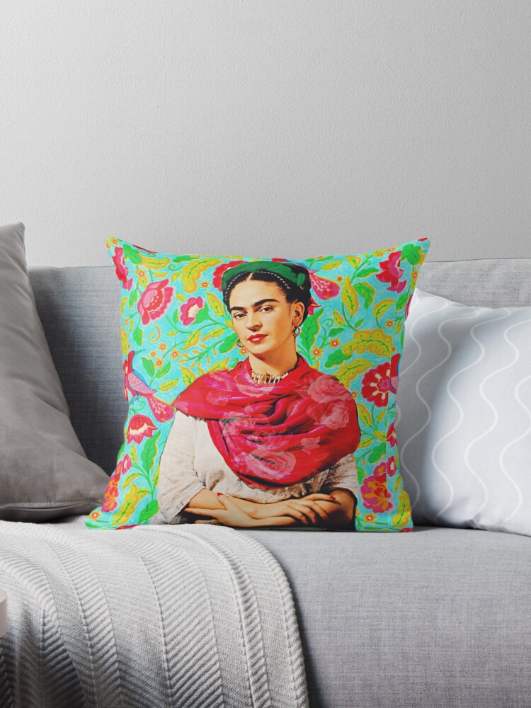 Frida kahlo throw store pillow