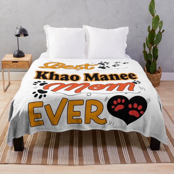 Item preview, Best Khao Manee Cat Mom Ever cute design for all the cats lovers mamas designed and sold by thebaronart.