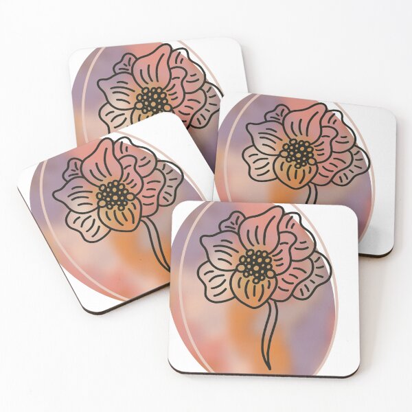 Item preview, Simple Flower Line Drawing designed and sold by Tori Parks.