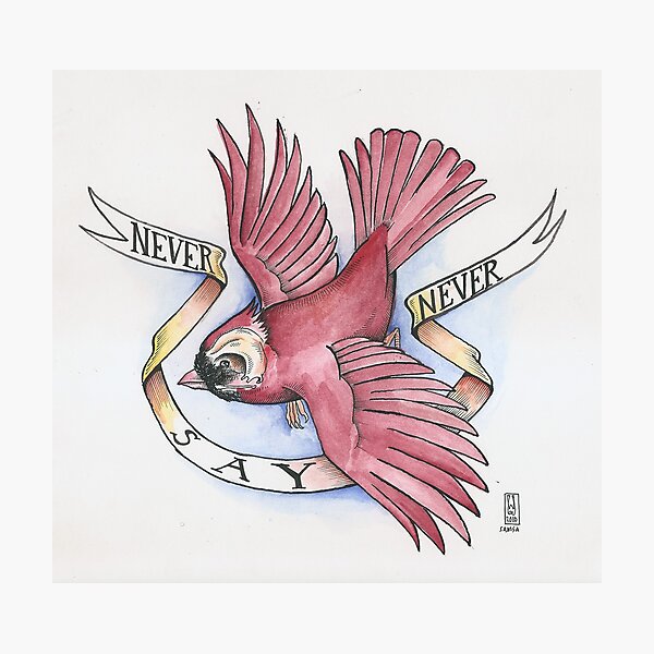 Item preview, Never Say Never designed and sold by WilliamSchaff.