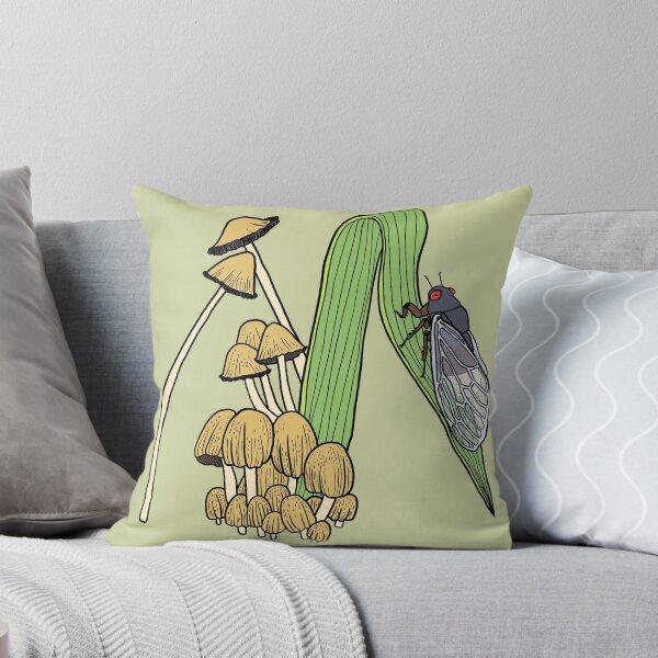Item preview, M is for Massospora Cicadina and Mica Caps designed and sold by Ldnehlsart.