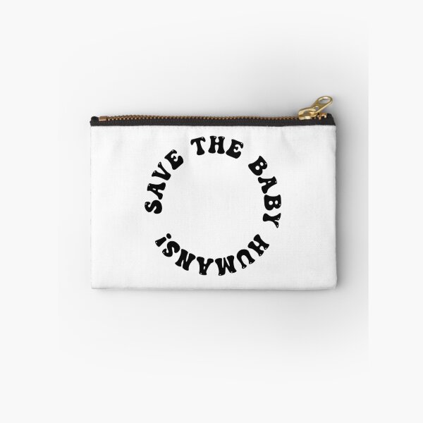 Item preview, Save the Baby Humans (black and white circle) designed and sold by ChandlerLasch.
