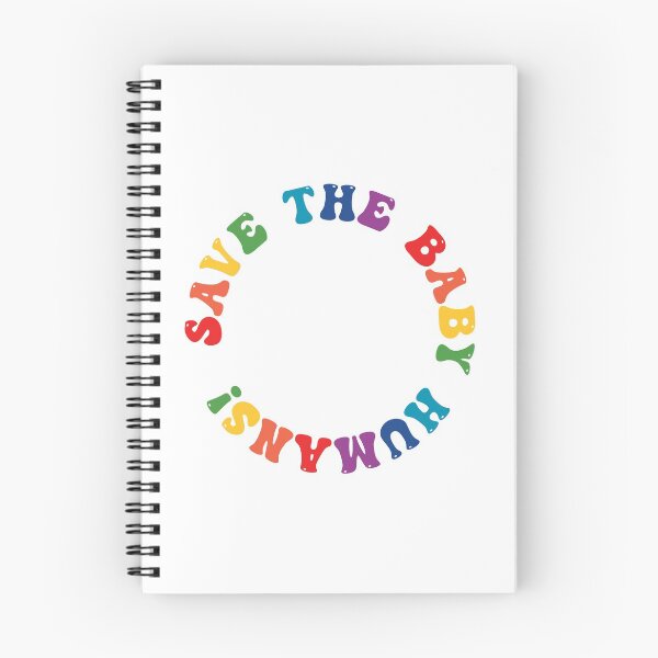 Item preview, Save the Baby Humans (rainbow circle) designed and sold by ChandlerLasch.