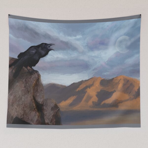 Item preview, Call of the Mojave, Raven at Sunrise designed and sold by artbyrjandreae.