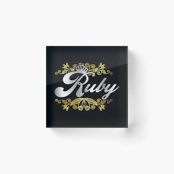 Item preview, Ruby name design - Ruby- i'm Ruby,  gift for Ruby- Happy birth day Ruby, female name design  designed and sold by BAYIDESIGNER.