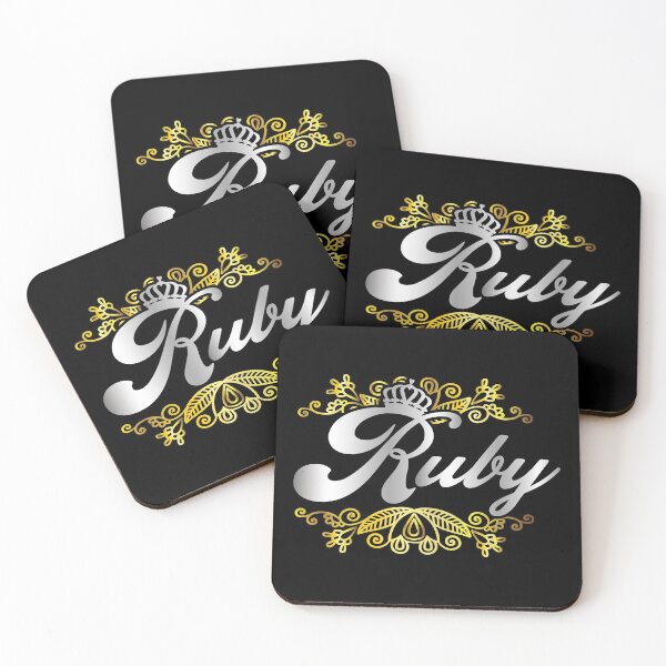 Item preview, Ruby name design - Ruby- i'm Ruby,  gift for Ruby- Happy birth day Ruby, female name design  designed and sold by BAYIDESIGNER.