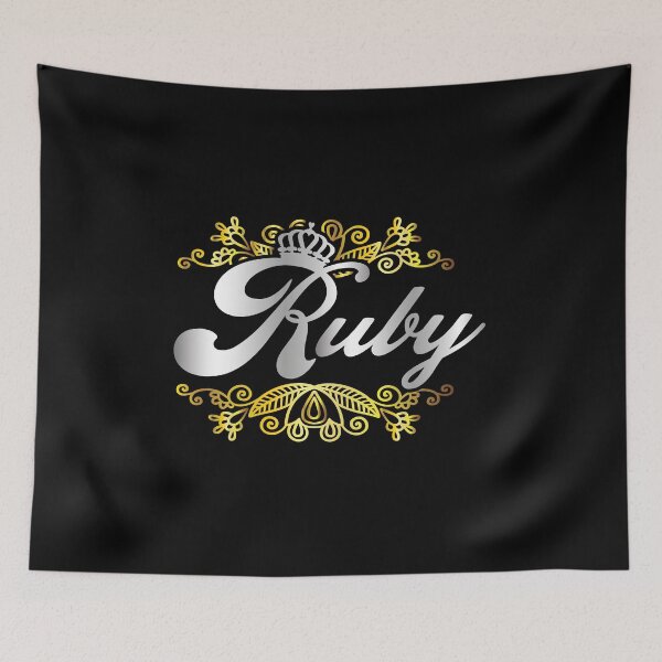 Item preview, Ruby name design - Ruby- i'm Ruby,  gift for Ruby- Happy birth day Ruby, female name design  designed and sold by BAYIDESIGNER.