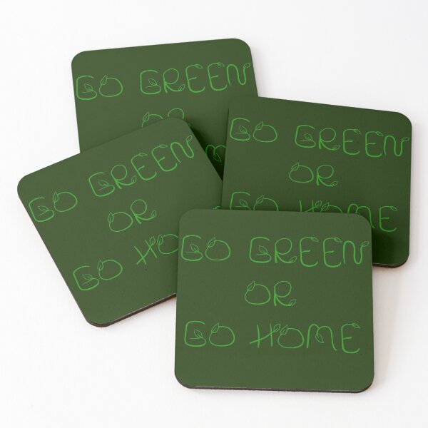Item preview, Go Green or Go Home designed and sold by Ashkerdoodles.