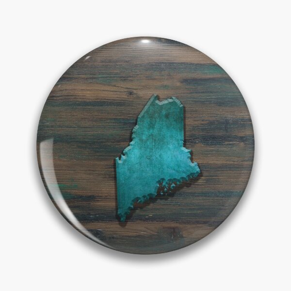 Item preview, Maine State Shape Teal designed and sold by Jared Davies.