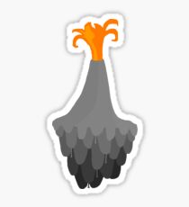 Volcano island Sticker