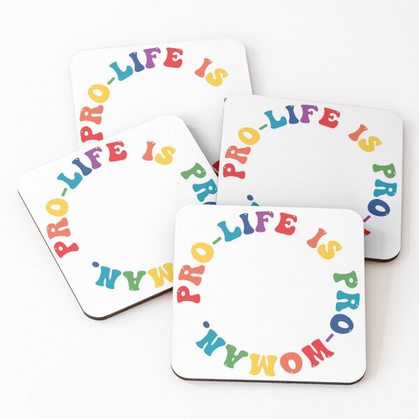 Item preview, Pro-life is pro-woman (rainbow circle) designed and sold by ChandlerLasch.