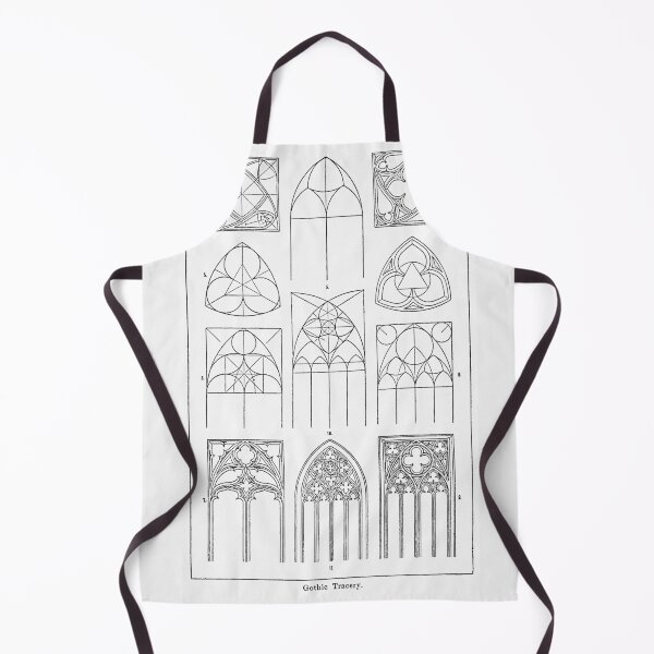 Item preview, Pen-and-ink drawing of Gothic tracery designed and sold by NrvousFella.