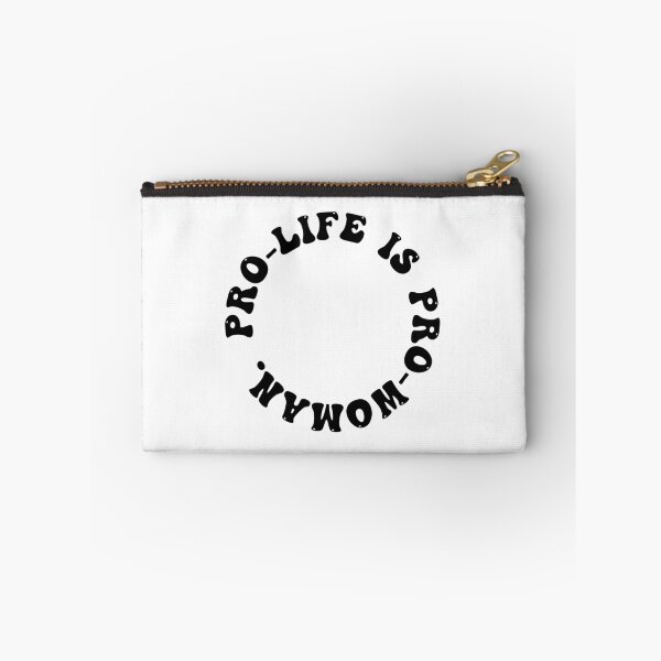 Item preview, Pro-life is pro-woman (black circle) designed and sold by ChandlerLasch.