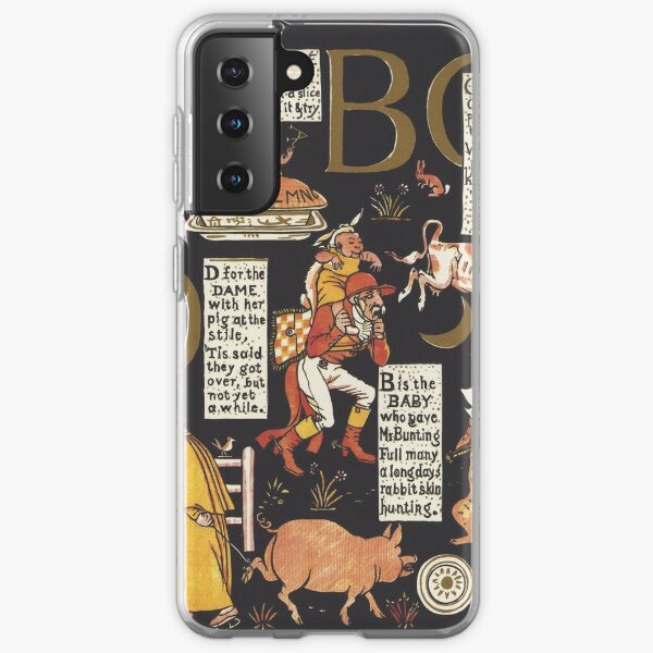 Walter Crane Alphabet Book - ABCD Samsung Galaxy Soft Case