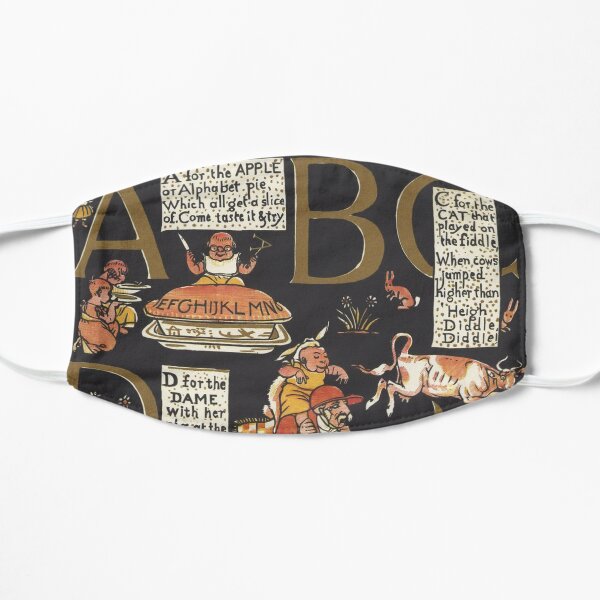 Walter Crane Alphabet Book - ABCD Flat Mask