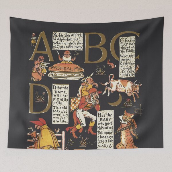 Item preview, Walter Crane Alphabet Book - ABCD designed and sold by Vintage8.
