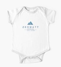 Zermatt Ski Resort Switzerland Baby Body Kurzarm