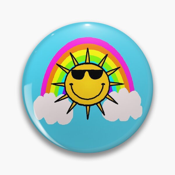 Item preview, Smiling Sun and Rainbow designed and sold by RawSunArt.