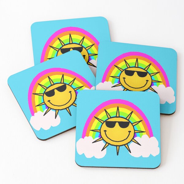 Item preview, Smiling Sun and Rainbow designed and sold by RawSunArt.