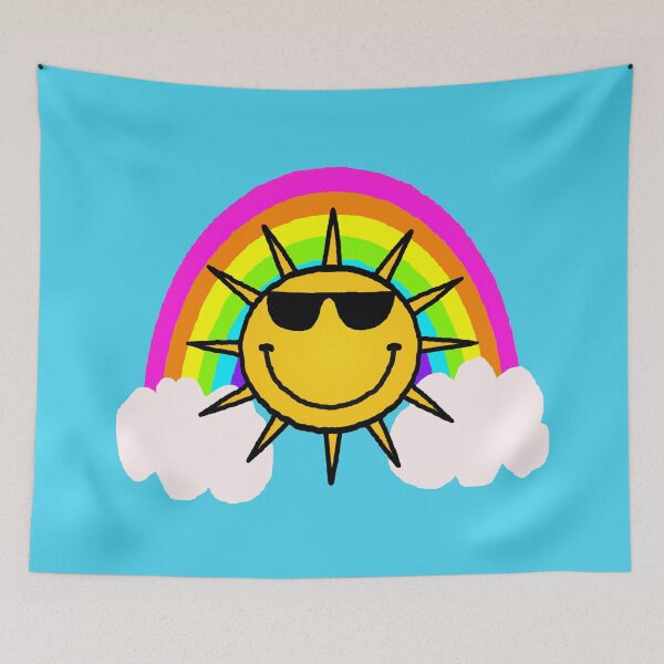 Item preview, Smiling Sun and Rainbow designed and sold by RawSunArt.