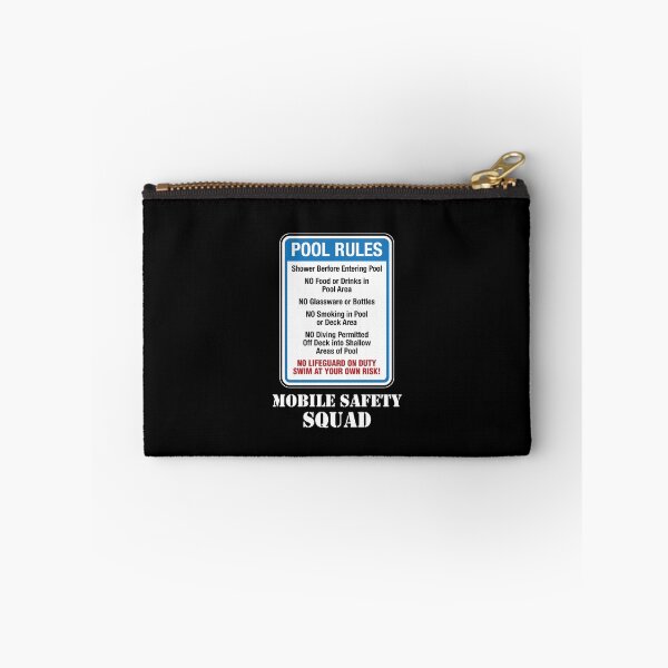 Item preview, Swimming Pool Rules Mobile Safety Squad designed and sold by twHistory.